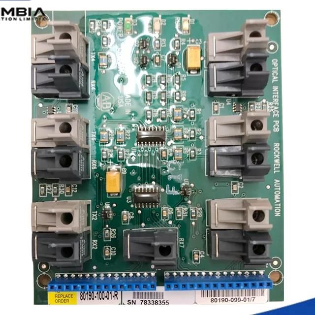 80190-100-01-R ALLEN BRADLEY FIBER OPTIC BOARD