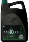 Antifreeze X-FREEZE green, in polyethylene duct. 10 kg