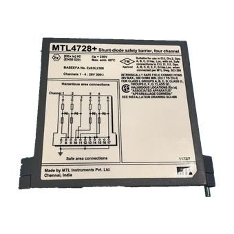 MTL Temperature MTL4728+ Safety Barrier