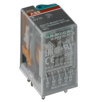 Original ABB CR-M110DC4 1SVR405613R8000 Pluggable interface relay 4c/o, A1-A2=110VDC, 250V/6A