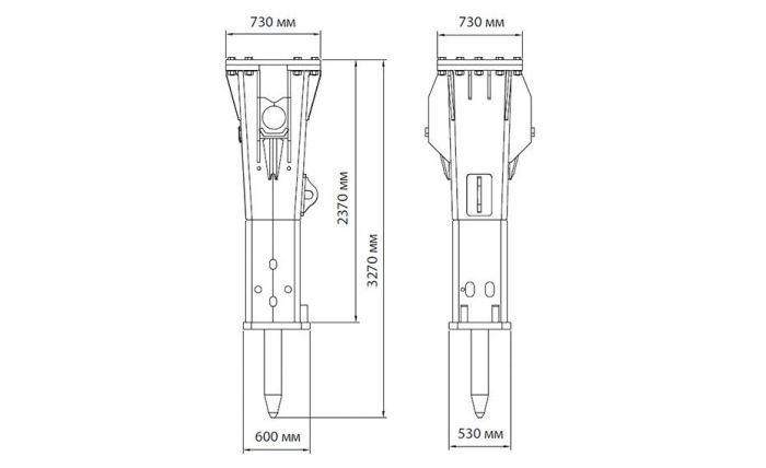 Гидромолот HammerMaster HM 550 HD