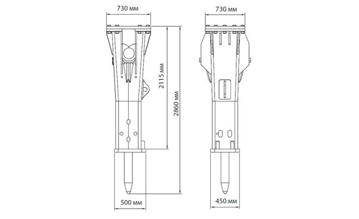 Гидромолот HammerMaster HM 330