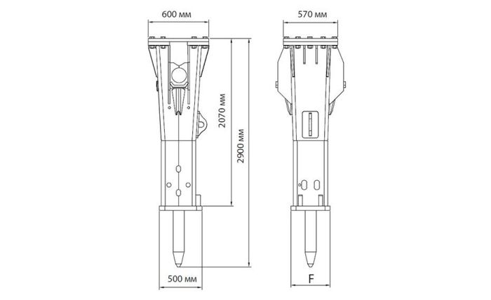 Гидромолот HammerMaster HM 300