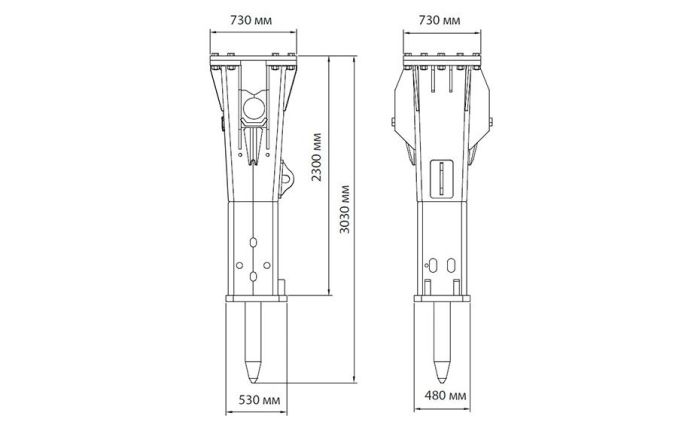 Гидромолот HammerMaster HM 450