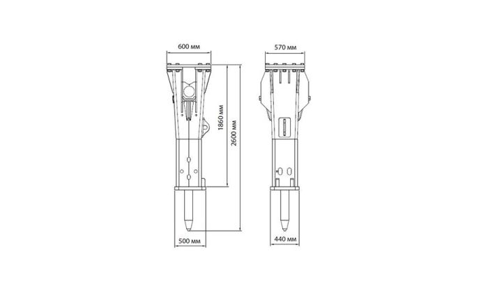 Гидромолот HammerMaster HM 240