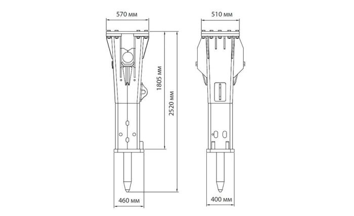 Гидромолот HammerMaster HM 180