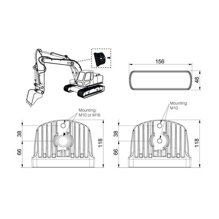 Фара Nordic Lights Pictor 620 LED