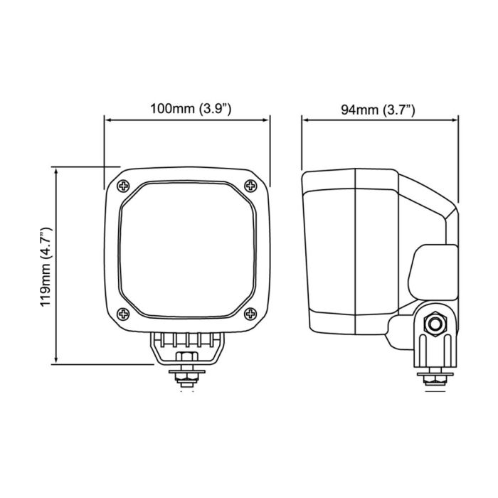 Сигнальная фара Nordic Lights N25 Halogen I