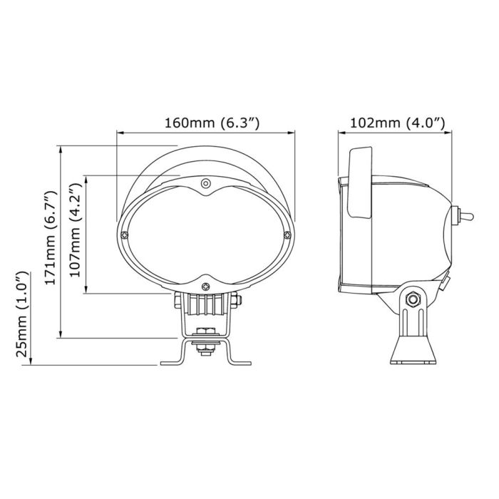 Фара Nordic Lights N300 Halogen D H GRILL