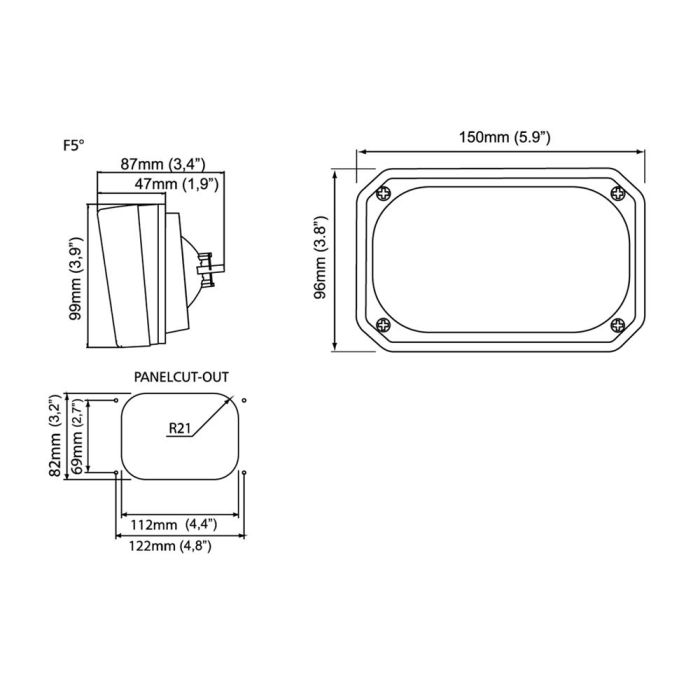 Фара Nordic Lights N100 Halogen F5°