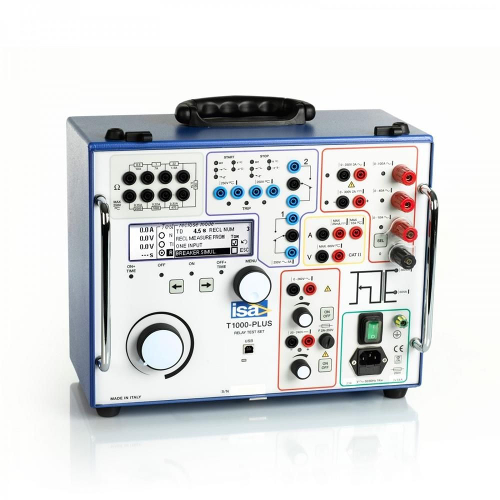 T-1000 PLUS Device for testing relay protection devices in single-phase mode