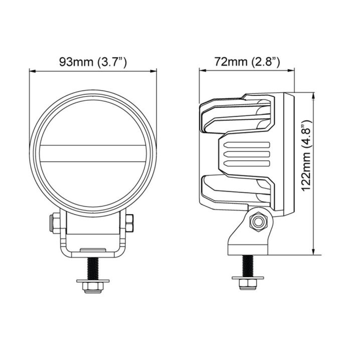 Противотуманная фара Nordic Lights Canis Go LED 420 (янтарный)