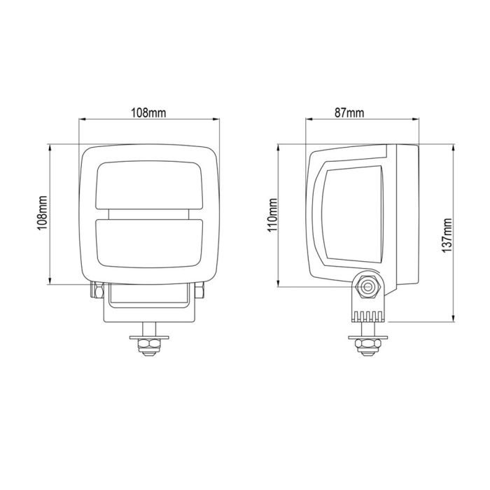 Противотуманная фара Nordic Lights Scorpius Pro LED N4402 (желтый)