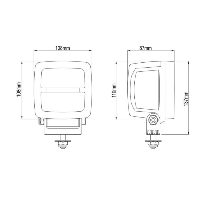 Противотуманная фара Nordic Lights Scorpius PRO LED N4404 (желтый)