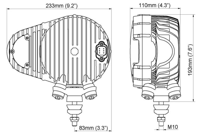 Фара Nordic Lights Sculptor N6002 QD LED