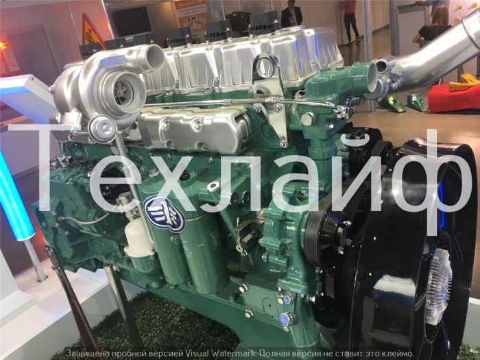 Двигатель газовый FAW CA6SM2-37E5N Евро-5 на FAW CA4253, CA4252