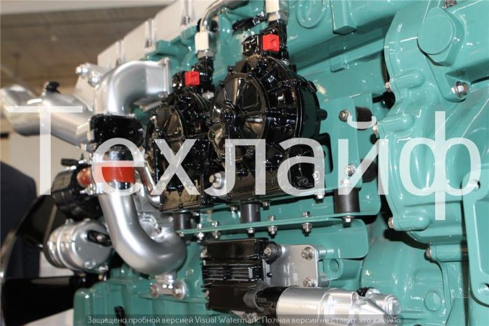 Двигатель газовый FAW CA6SM2-37E5N Евро-5 на FAW CA4253, CA4252