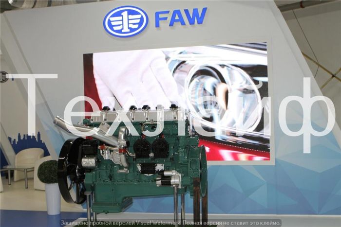 Двигатель газовый FAW CA6SM2-37E5N Евро-5 на FAW CA4253, CA4252