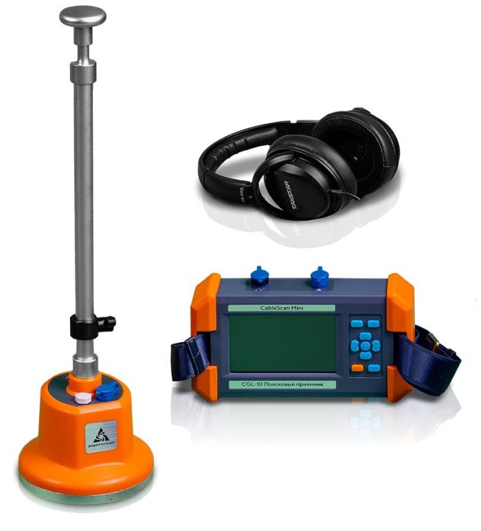 CableScan mini+ Kit for identifying fault locations and cable tracing