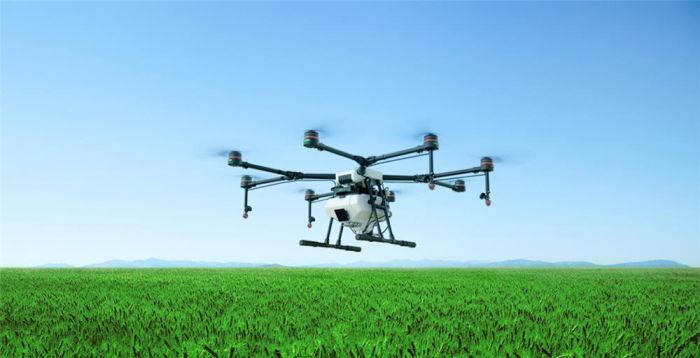 DJI Agras MG-1 Octocopter for agriculture