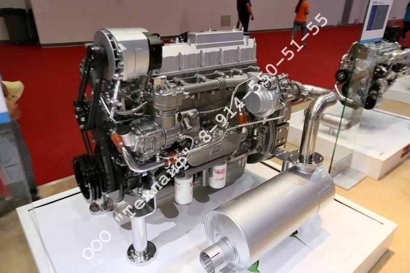 Двигатель газовый Yuchai YC6G260N-50 на автобусы НЕФАЗ, Yutong, Daewoo (пропан-бутан или метан)