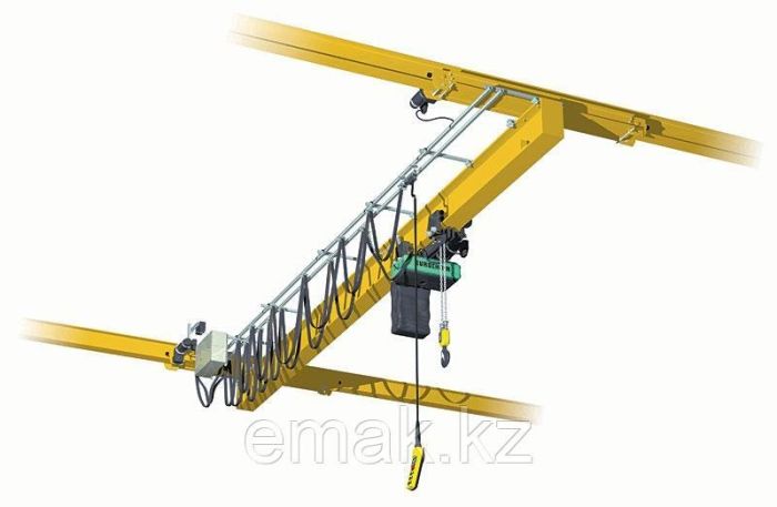 Suspended beam cranes