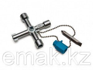 Universal (cross) key for distribution cabinets of the UKC4 series