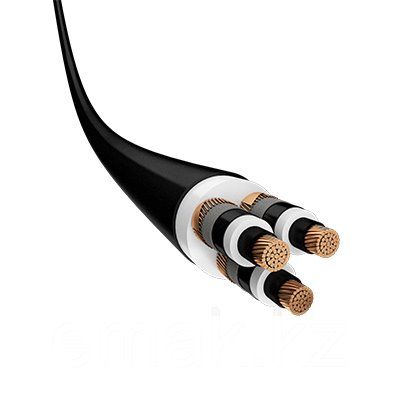 Three-core cables with XLPE insulation and steel tape armor 6/35 kV